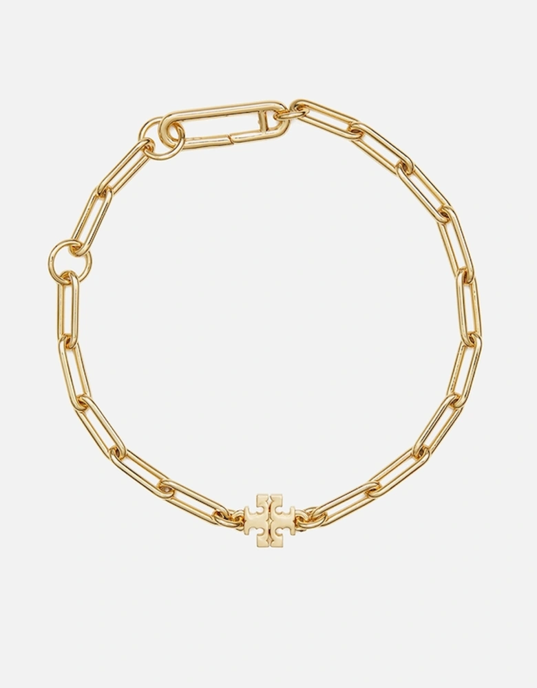 Good Luck Chain Link 18k Gold-Plated Bracelet