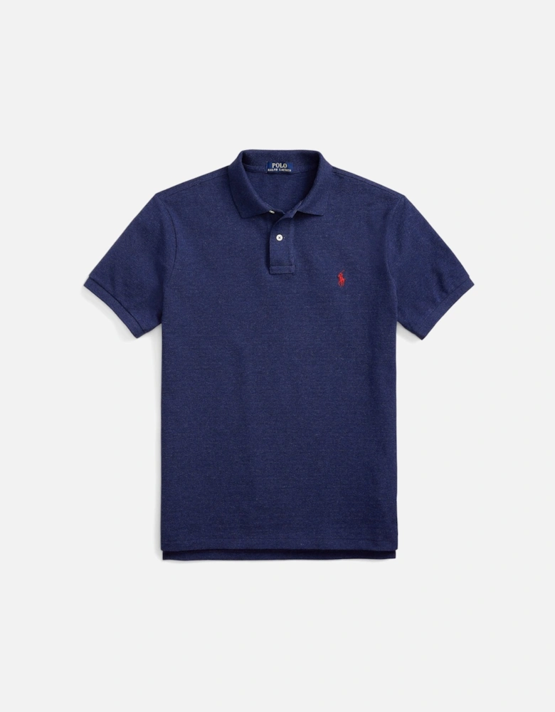 Ralph Lauren Iconic Mesh Polo Shirt - Navy