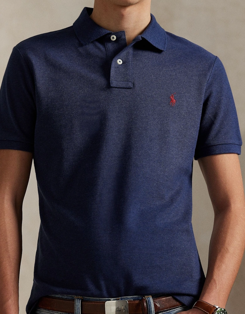 Ralph Lauren Iconic Mesh Polo Shirt - Navy