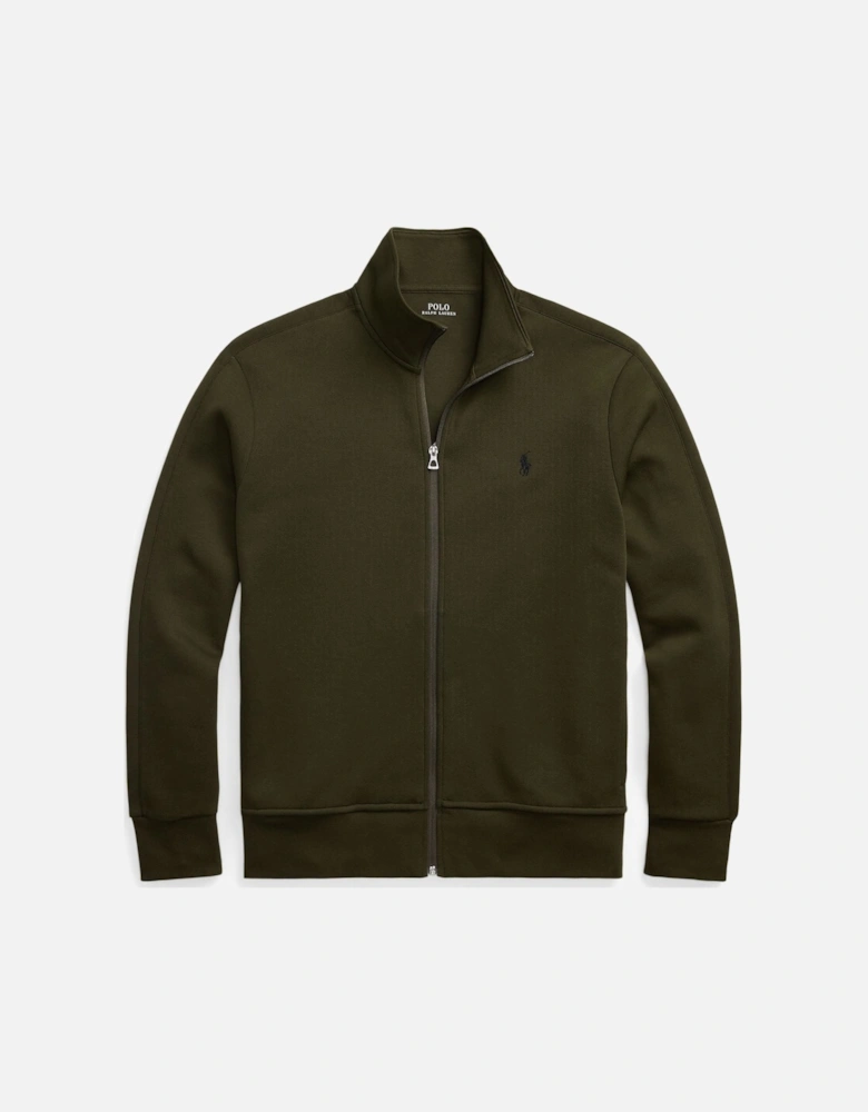 Ralph Lauren Double-Knit Track Jacket - Olive