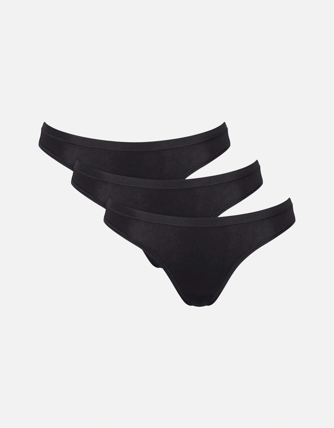 Go Daily Cotton 3-Pack Mini Briefs, Black, 8 of 7