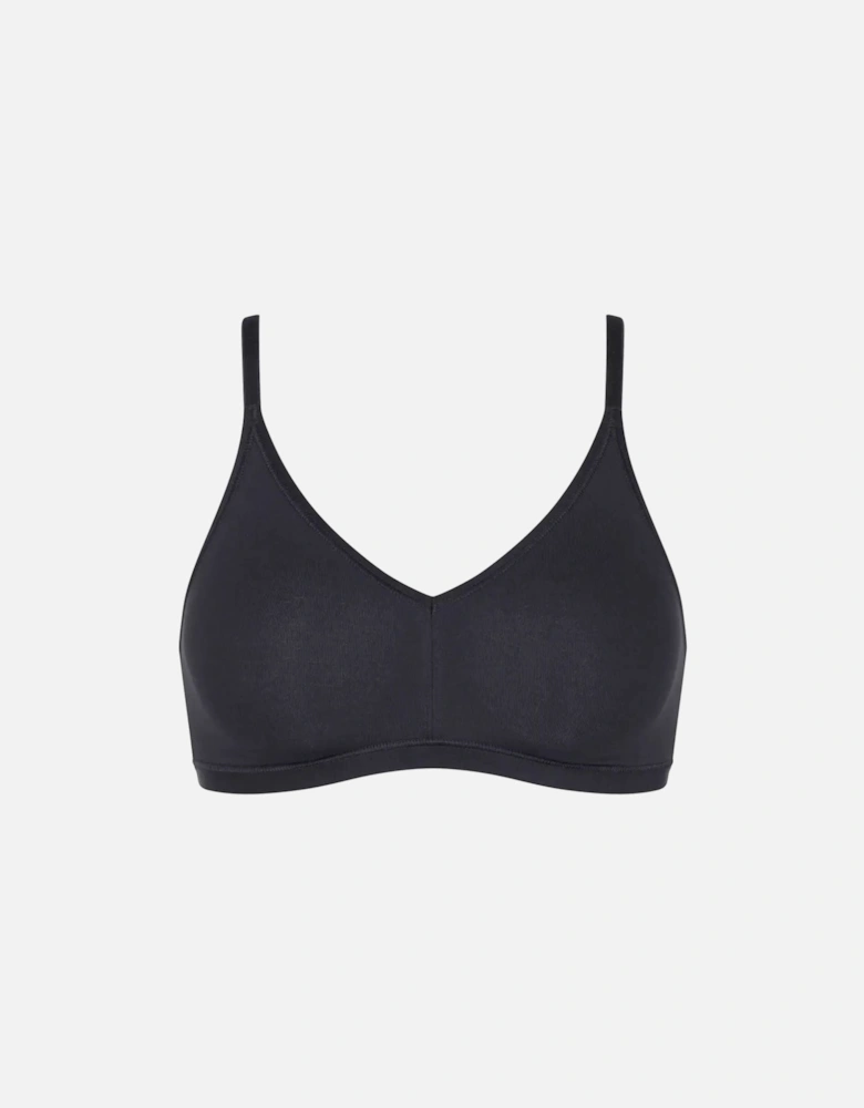 Go Daily Cotton Soft Bra, Black