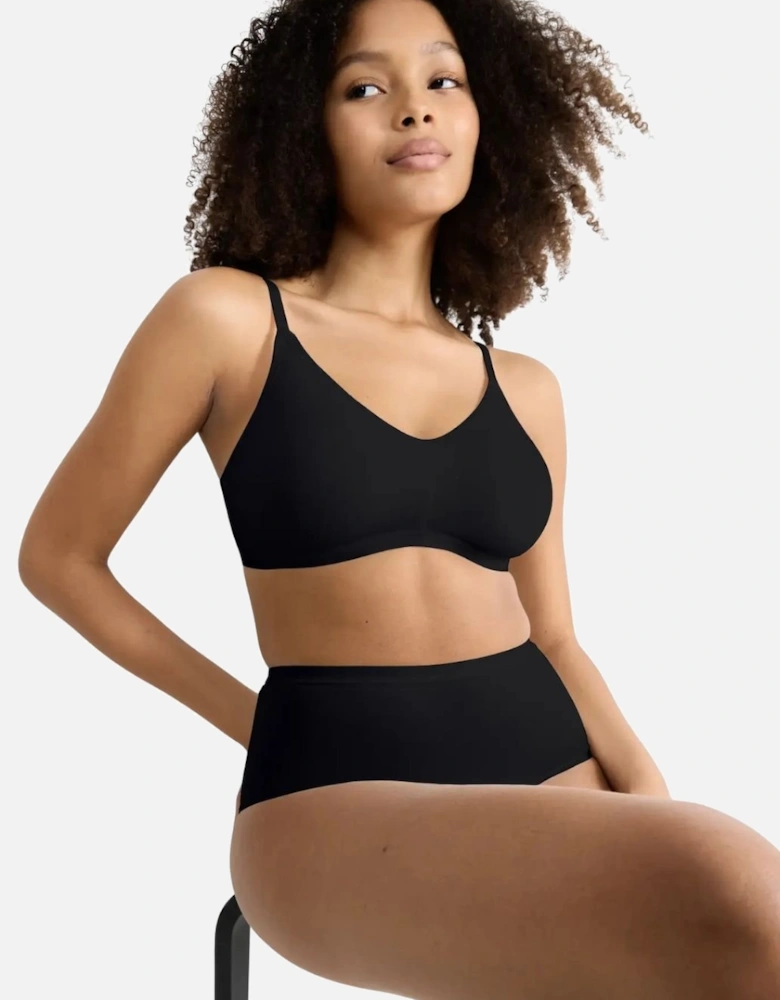 Go Daily Cotton Soft Bra, Black