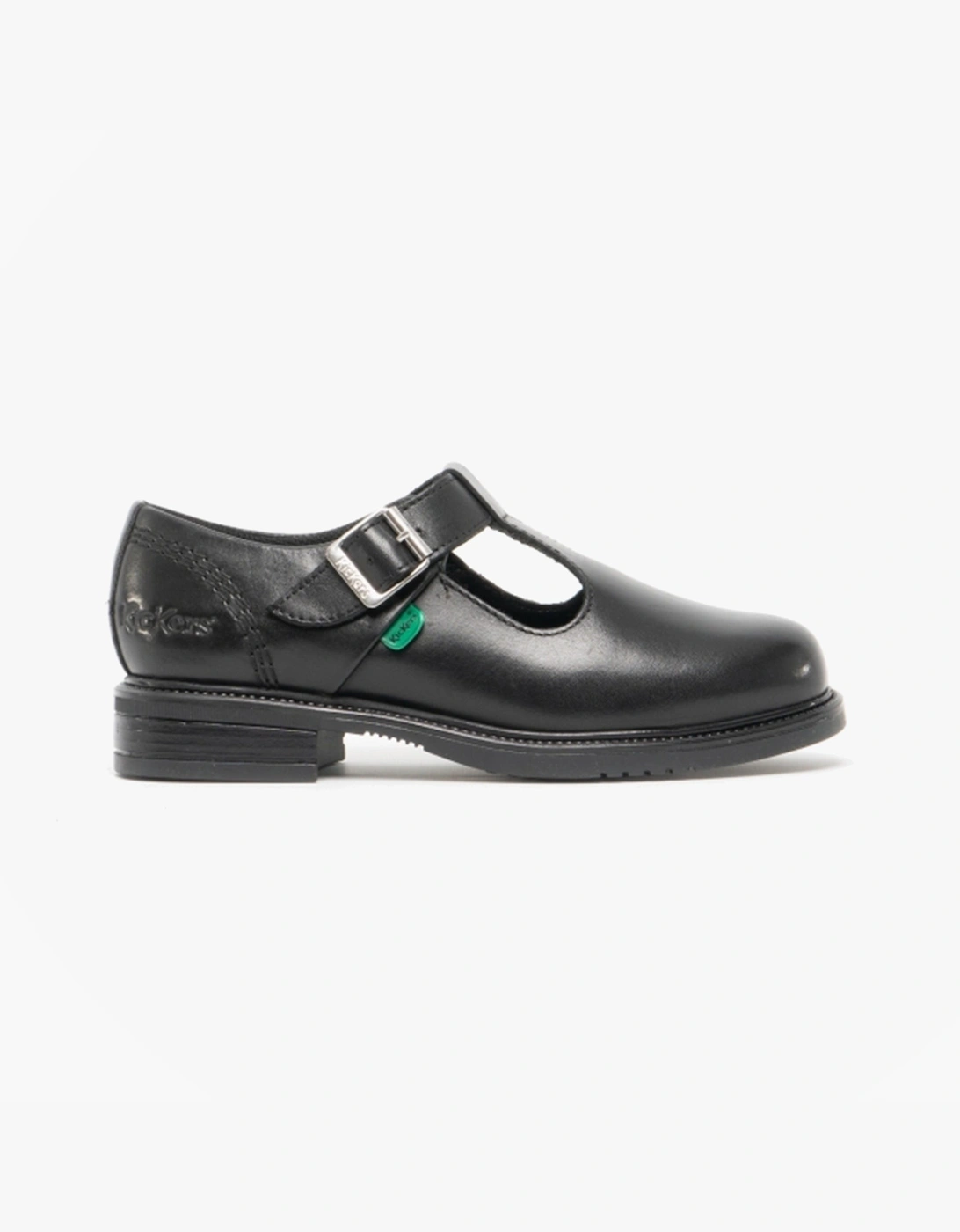 Kickers Girl's Kickers 114824 LACH Girls School Shoes Black