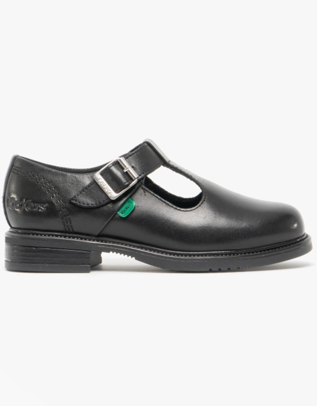 114824 LACH Girls School Shoes Black, 7 of 6