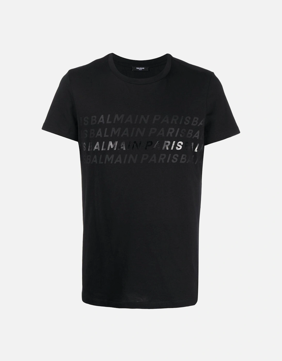 Paris Multi Logo Black T-Shirt, 5 of 4