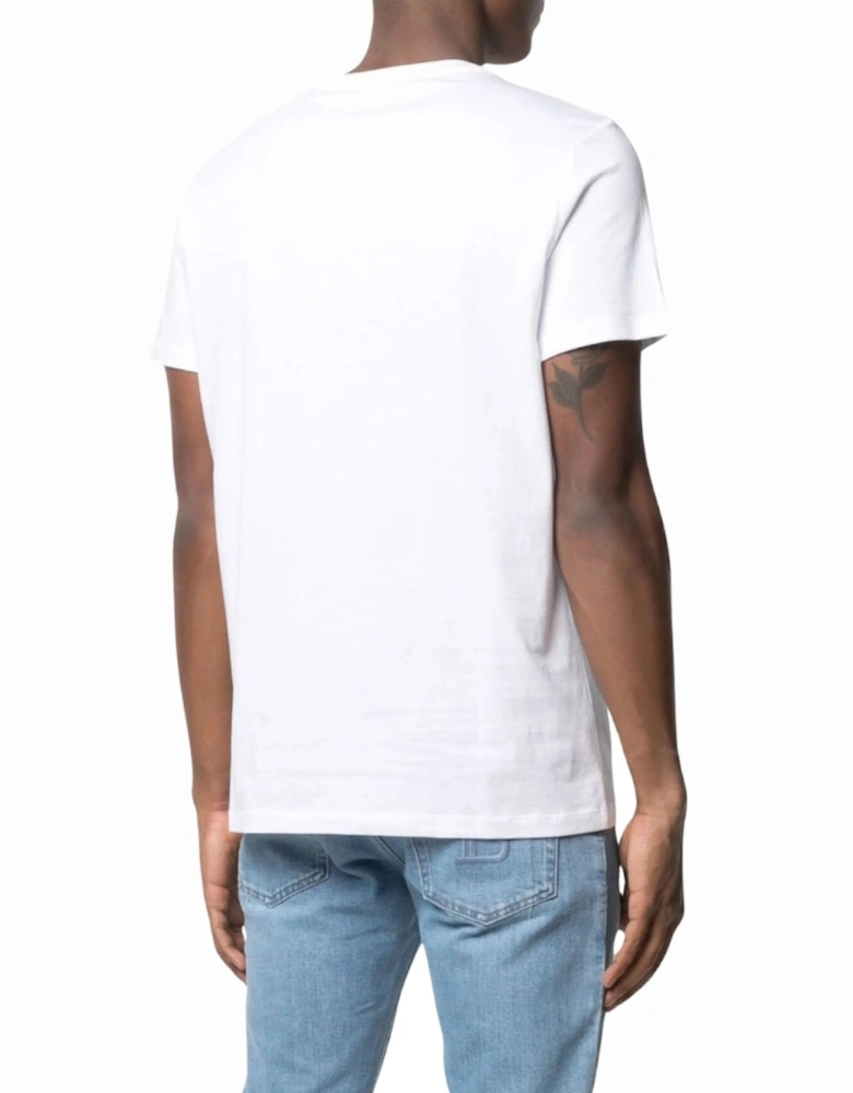 Paris Embossed Logo White T-Shirt