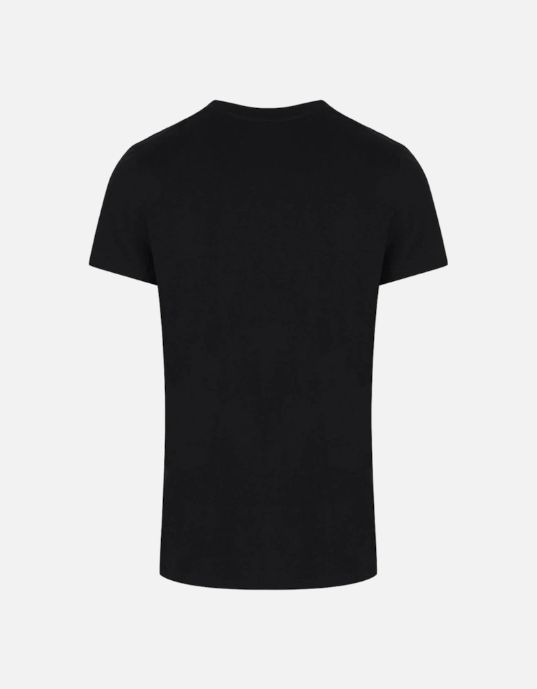Paris Rainbow Multi Logo Black T-Shirt