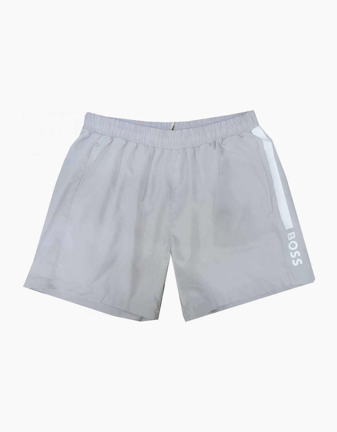Men's Hugo Boss Men's Grey Dolphin Swim Shorts - Size: 39/38/32