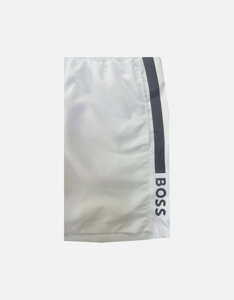 Men's White Dolphin Swim Shorts
