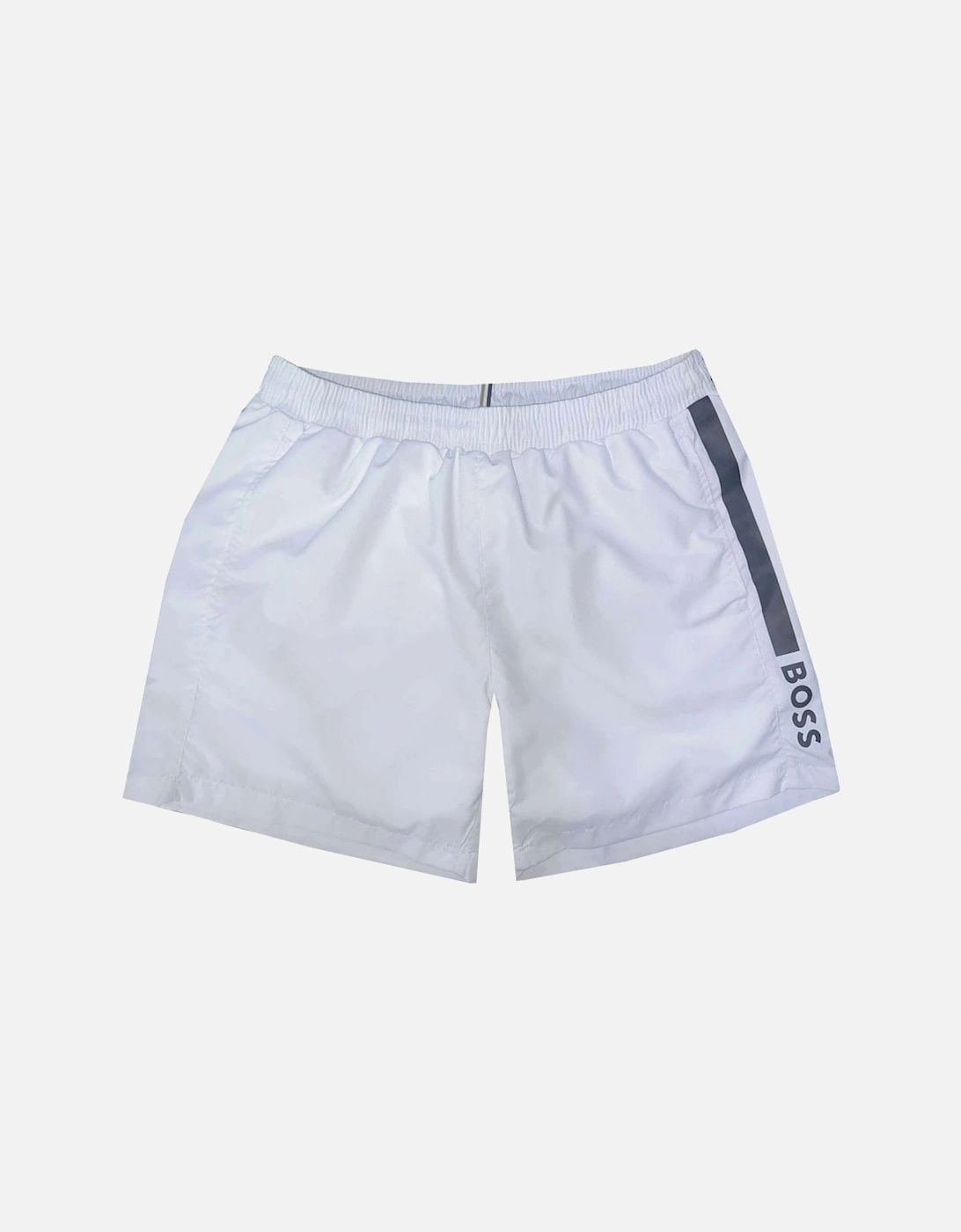 Men's White Dolphin Swim Shorts, 4 of 3