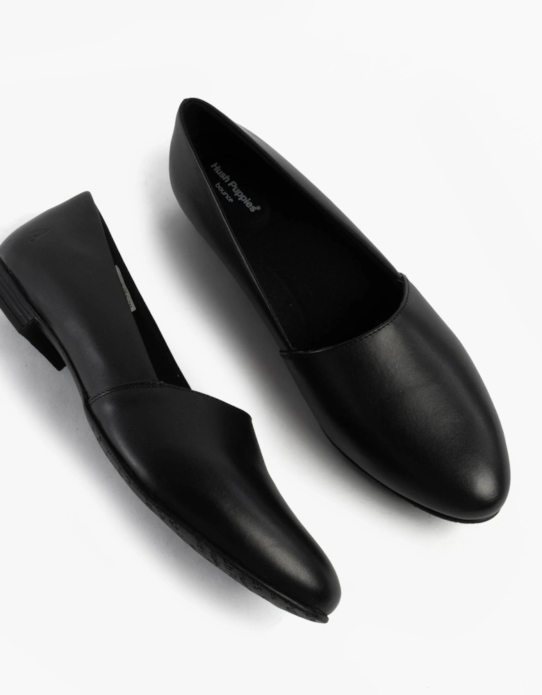LOLA Girls School Shoes Black