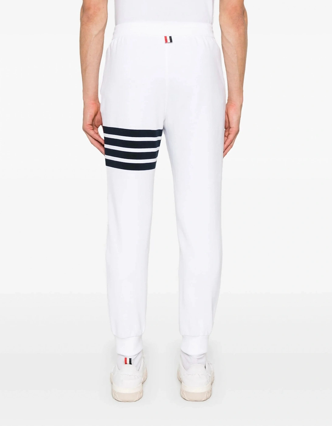 Classic 4 Bar Sweatpants White