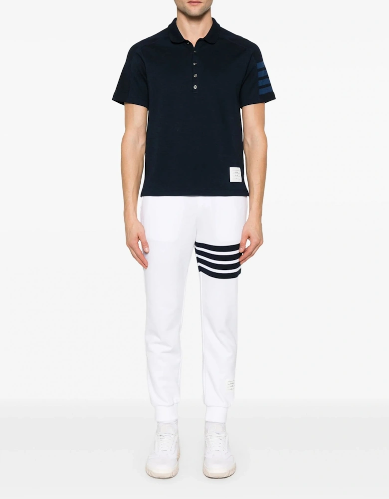 Classic 4 Bar Sweatpants White