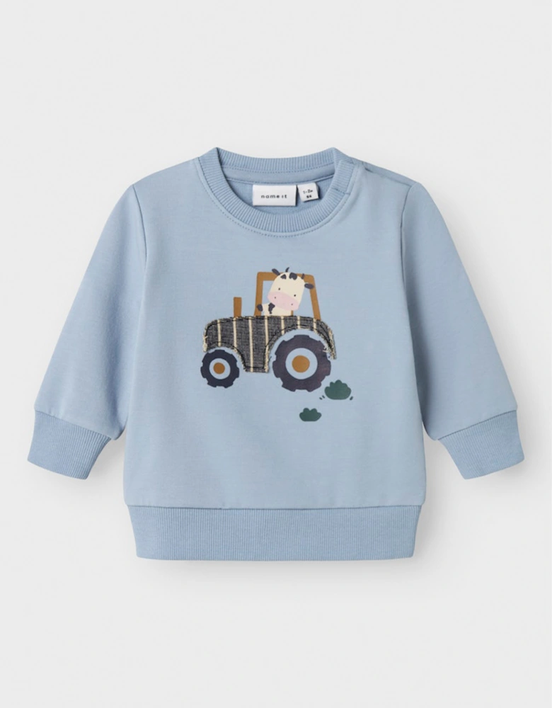 Baby Boy's Limbs Long Sleeve Sweatshirt Dusty Blue