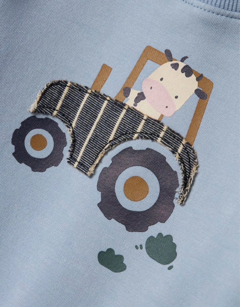 Baby Boy's Limbs Long Sleeve Sweatshirt Dusty Blue