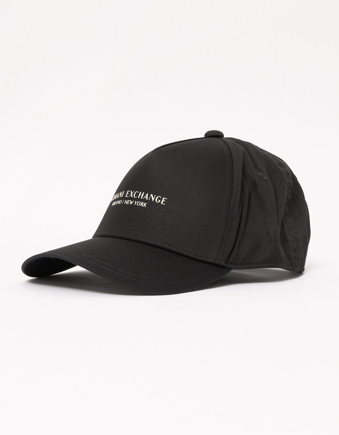 Armani Exchange Men's Black Milano/New York Logo Baseball Cap - Uc001 - Size: One Size