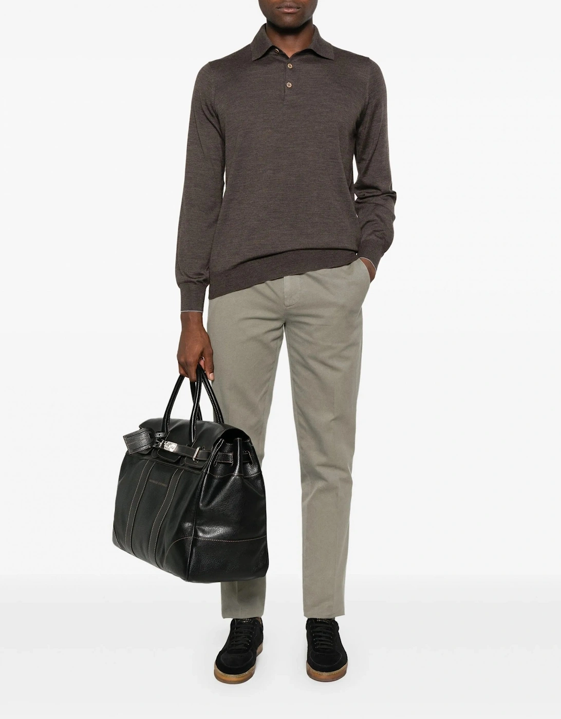 Dyed Cotton Chinos Beige