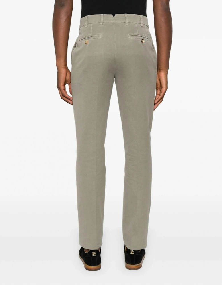 Dyed Cotton Chinos Beige