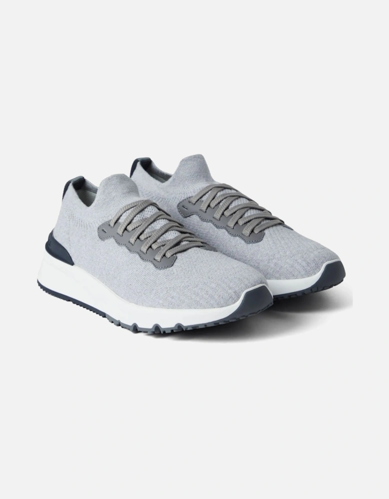 Stretch Knit Sneakers Grey