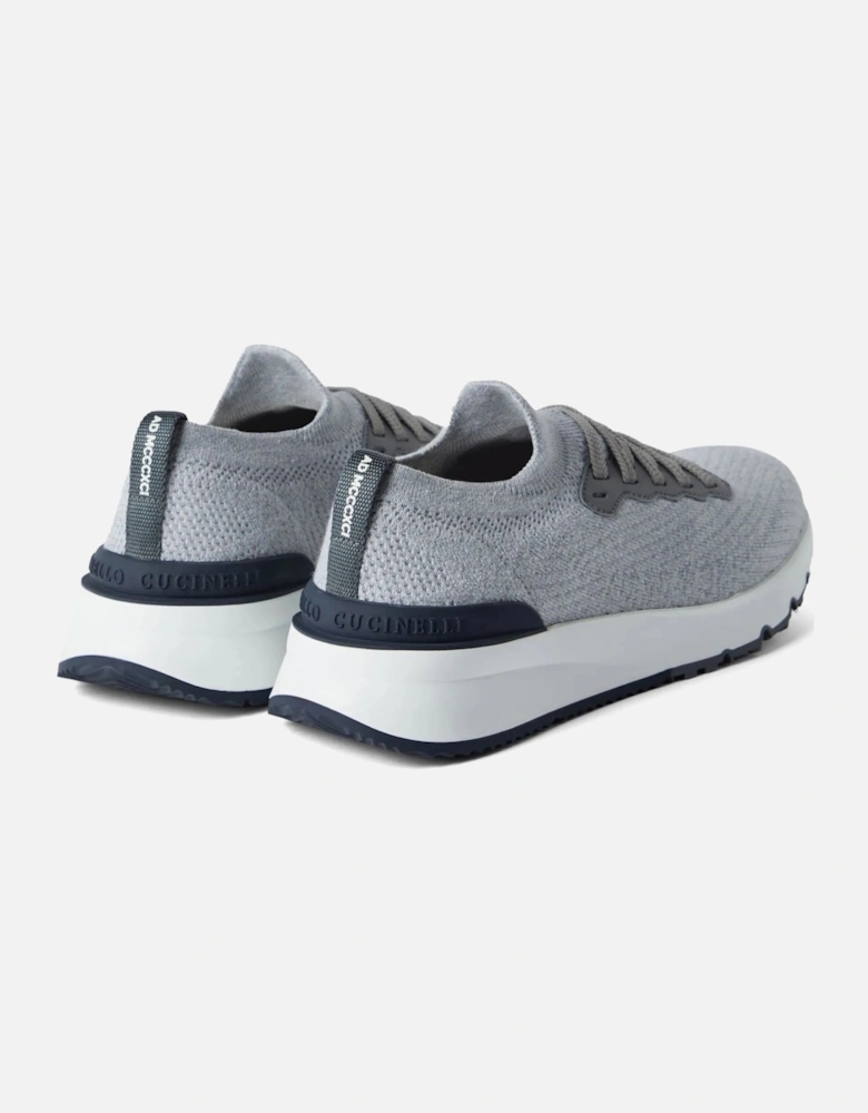 Stretch Knit Sneakers Grey