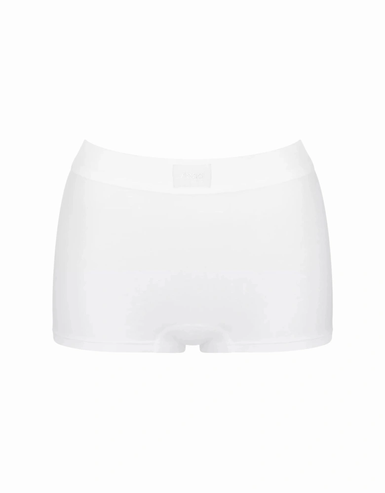 Double Comfort Boy Short, White