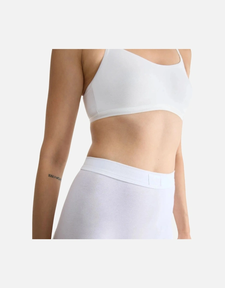 Double Comfort Boy Short, White