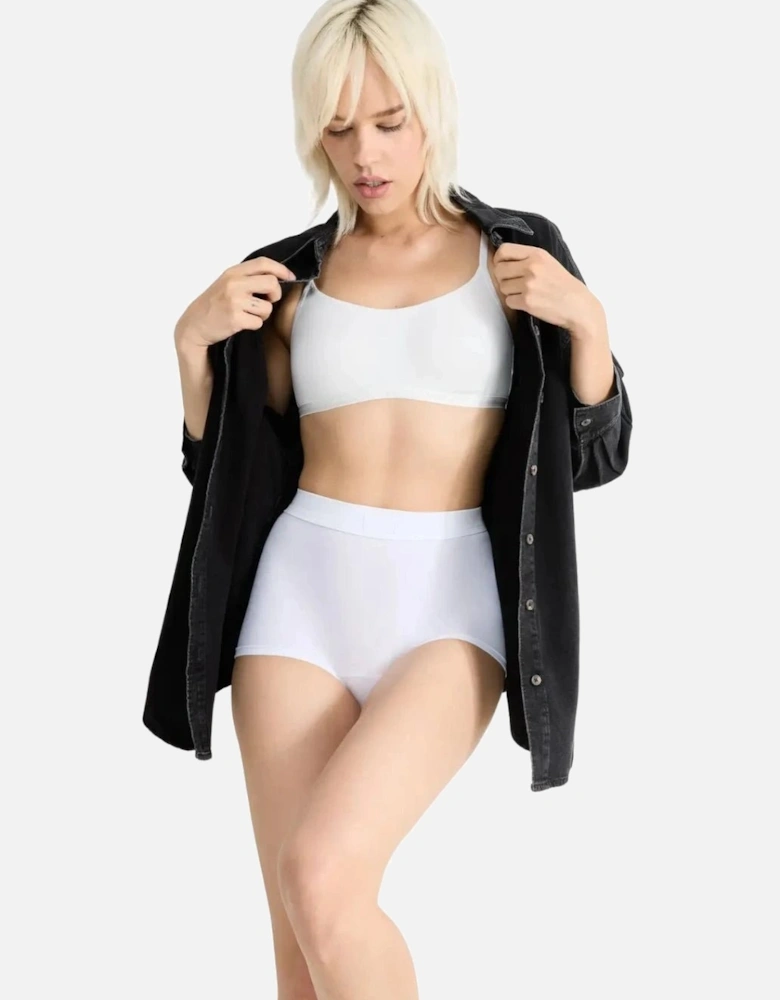 Double Comfort Boy Short, White