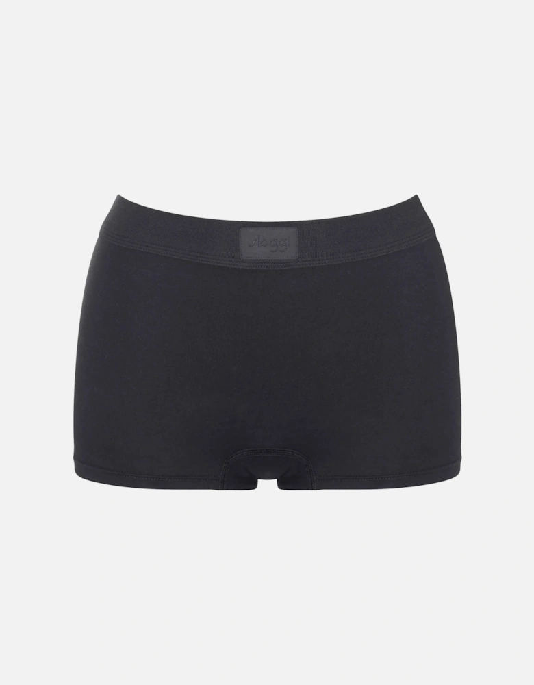 Double Comfort Boy Short, Black