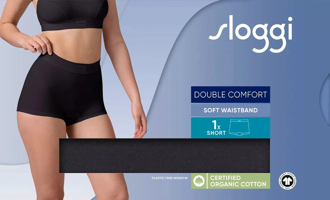 Double Comfort Boy Short, Black