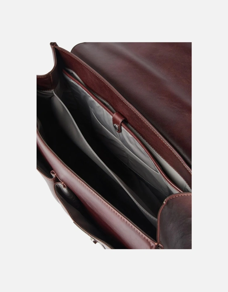 Leather Travel Bag Brown
