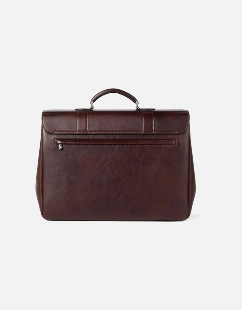 Leather Travel Bag Brown