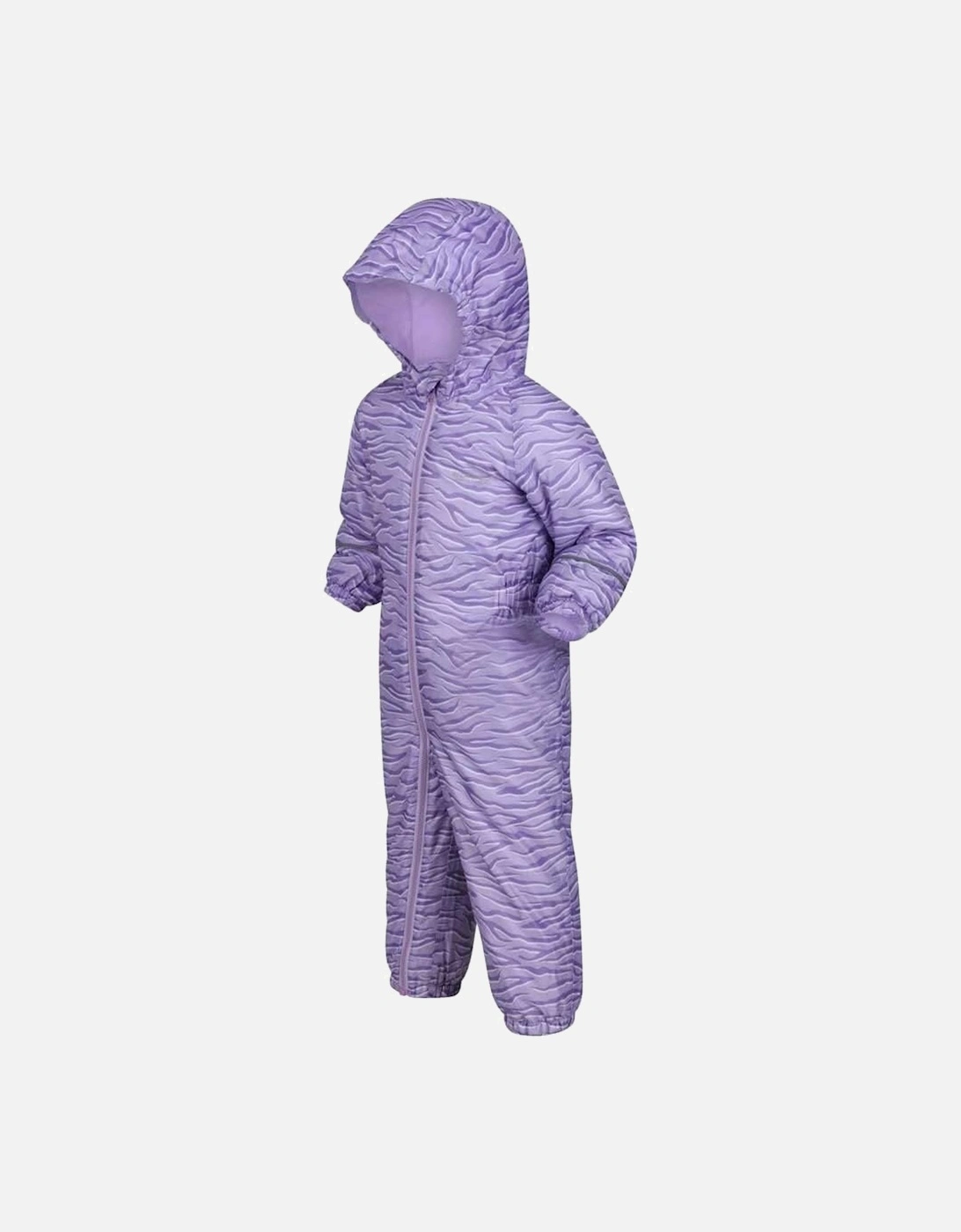 Childrens/Kids Splat II Zebra Print Waterproof Puddle Suit