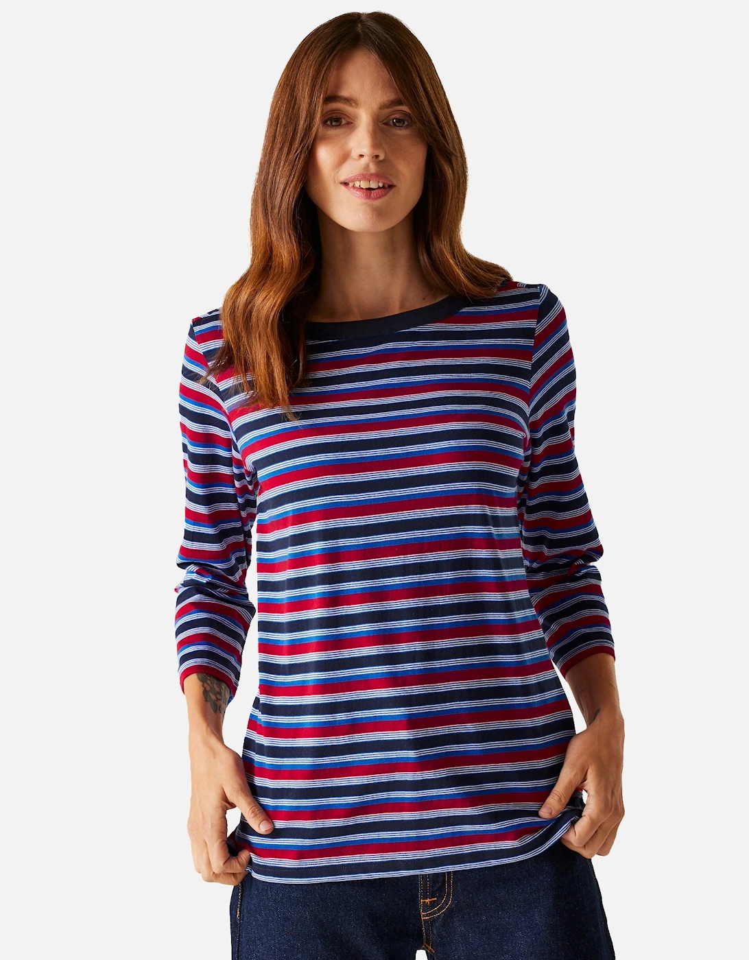 Womens/Ladies Baylette II Striped T-Shirt