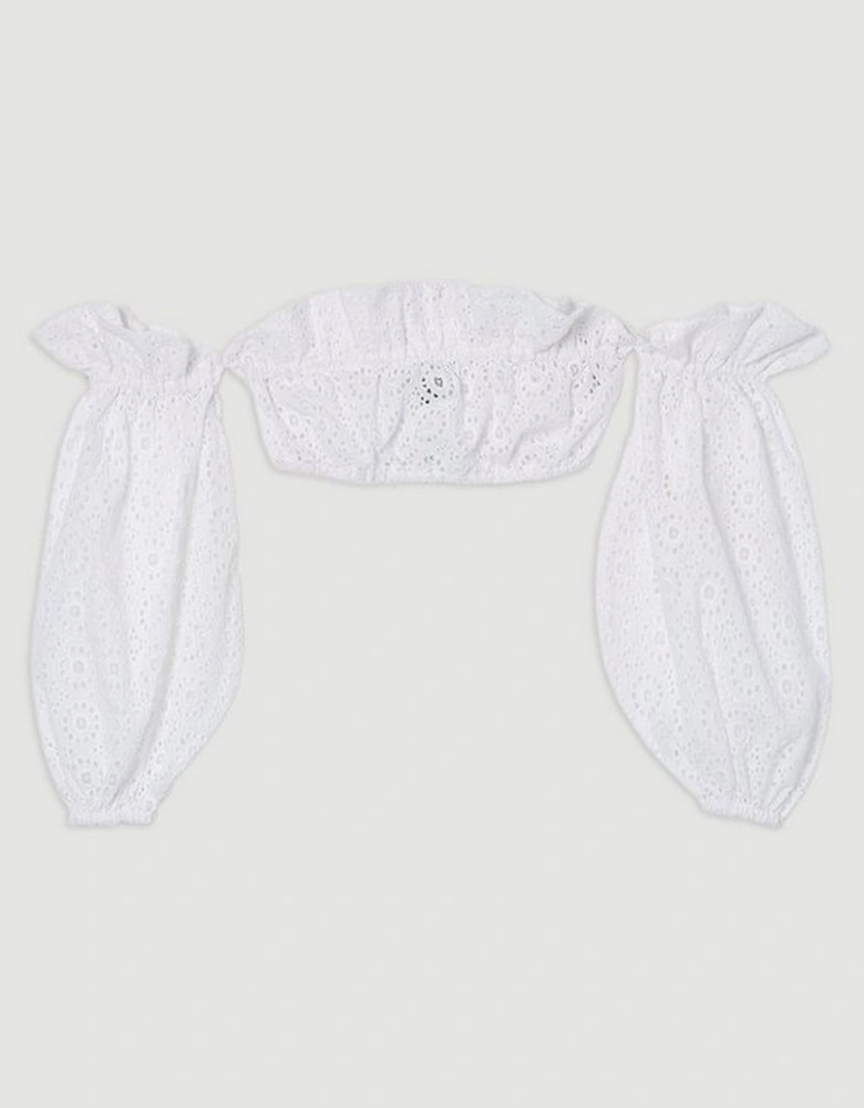Beach Woven Bardot Beach Top