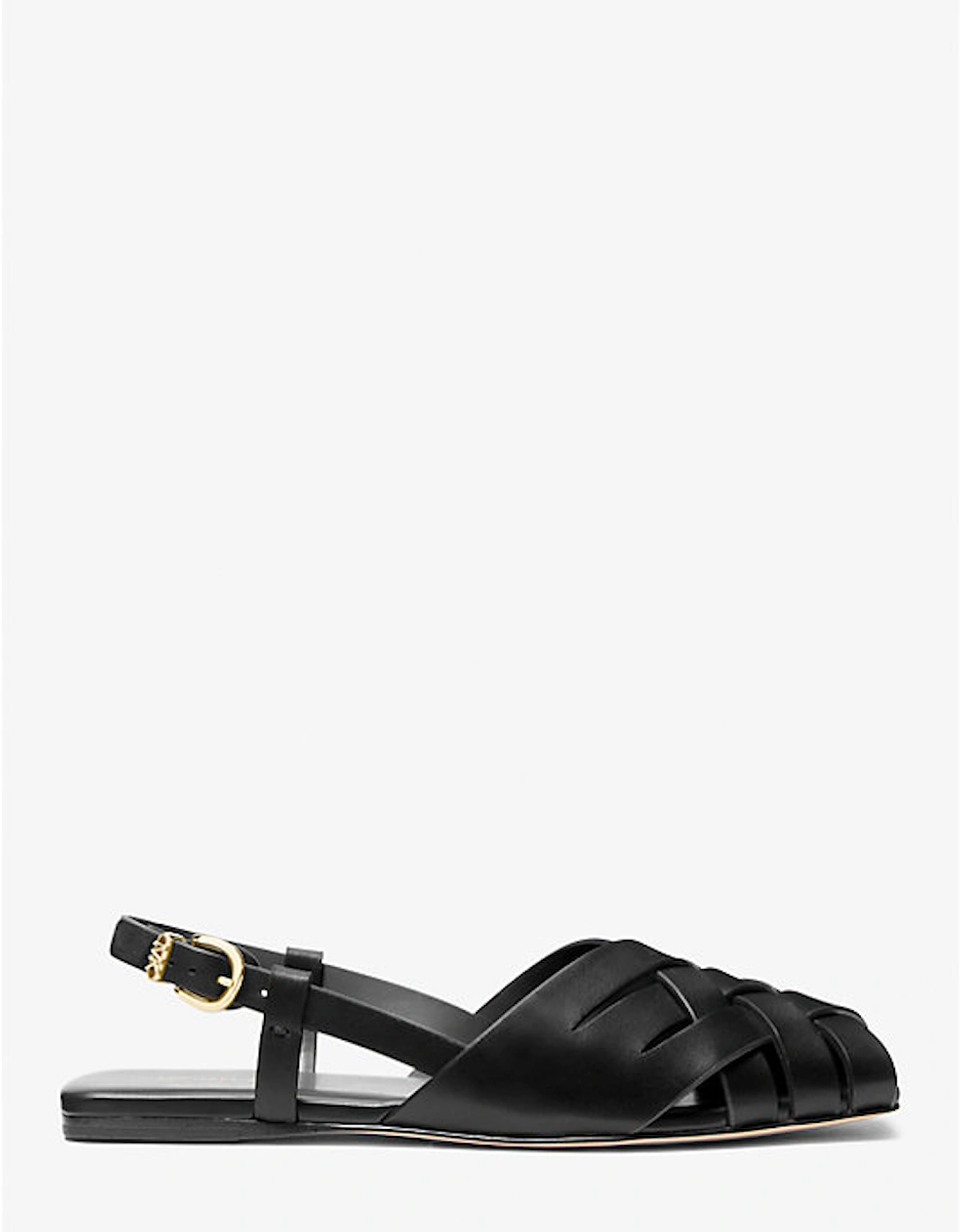 Irene Woven Leather Slingback Sandal