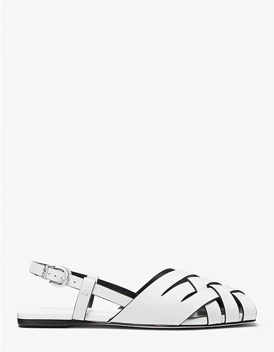 Irene Woven Leather Slingback Sandal