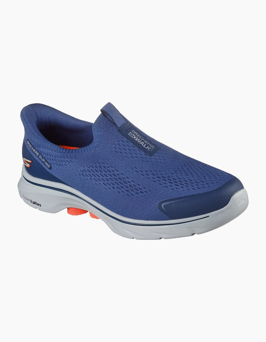 Skechers Go Walk Men's Blue Go Walk 7 Easy On Evolution Trainers - Size 9