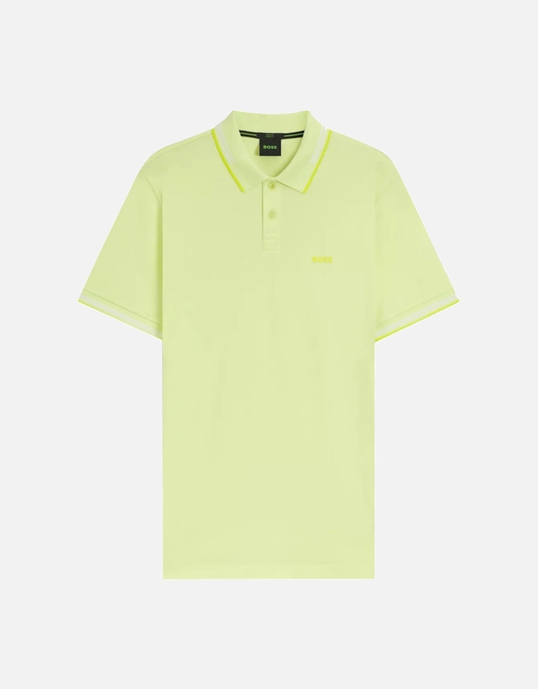 BOSS Slim Fit Paul Polo Shirt Light Pastel Green