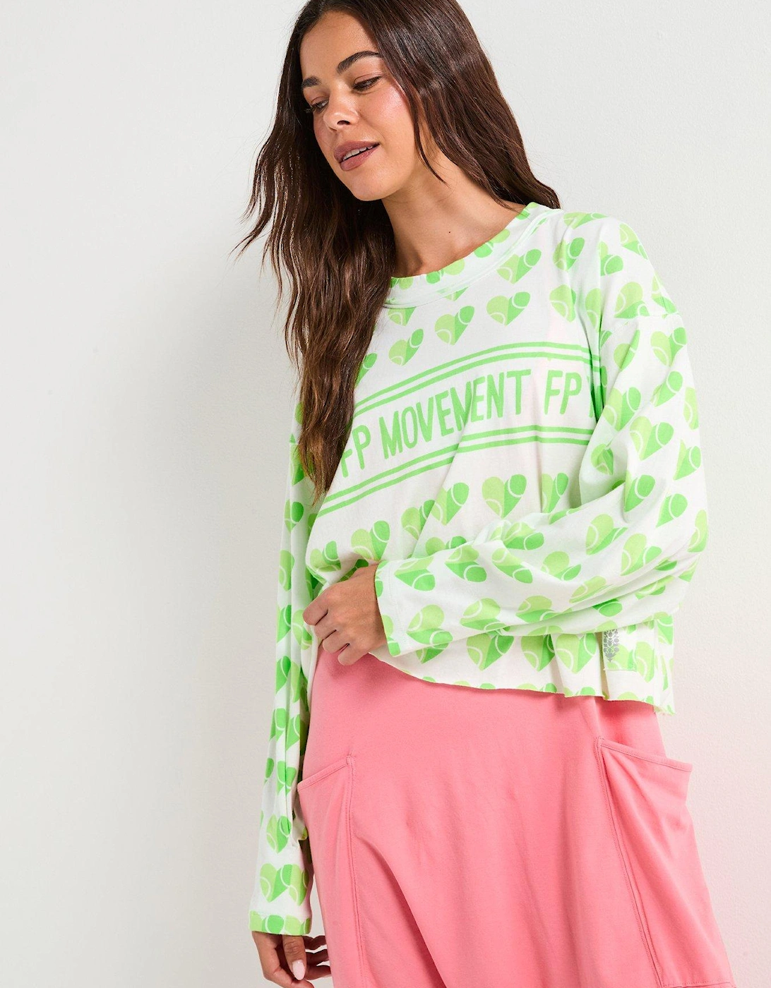 Womens Training Inspire Layer Logo Iss - White/Green, 2 of 1