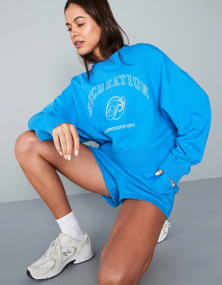 Womens Training Adobe Sweat - Blue