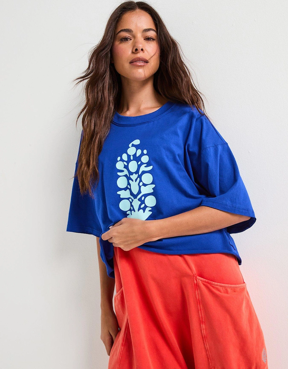 Womens Training Inspire Tee Logo Iss - Blue, 2 of 1