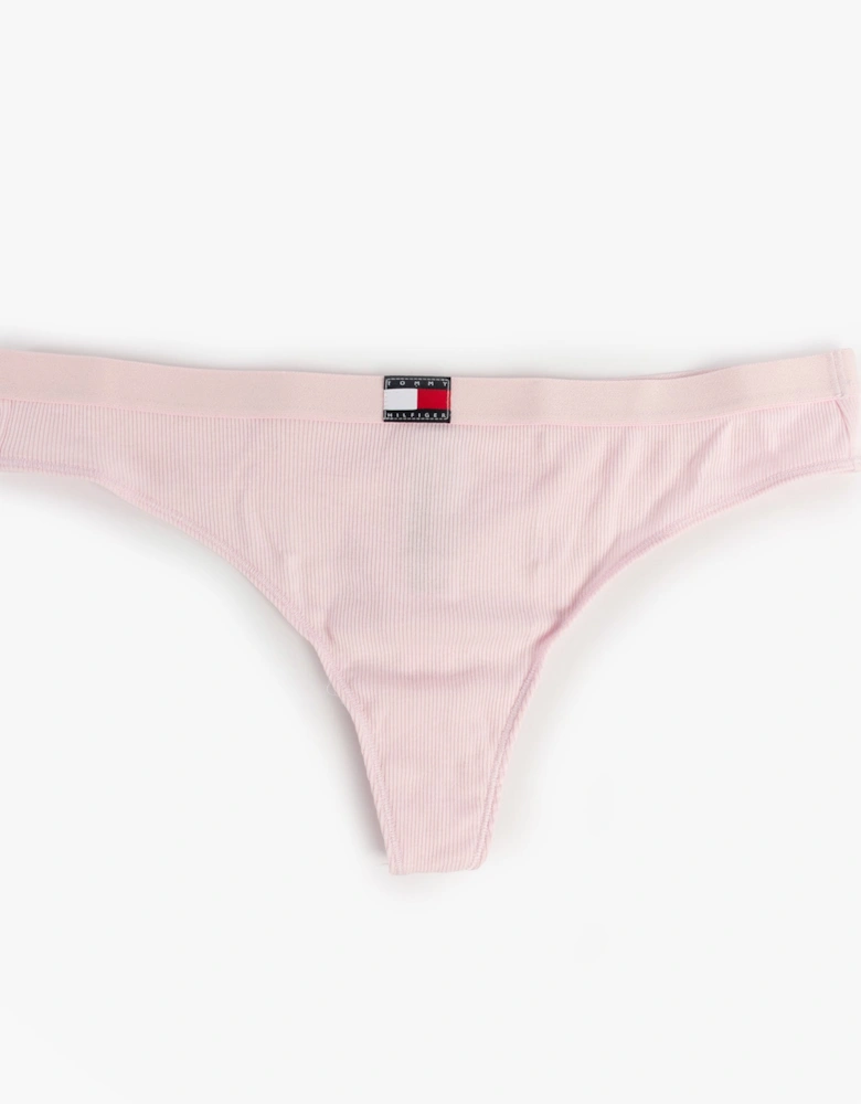 FLAG LOGO 3 Pack Womens Thongs Primary Red/Light Pink Rib/Navy
