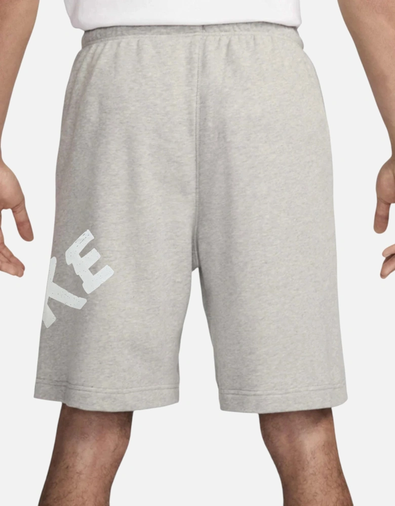 Club Mens Shorts French Terry Cotton Gym Shorts Relaxed Fit Summer Bermuda