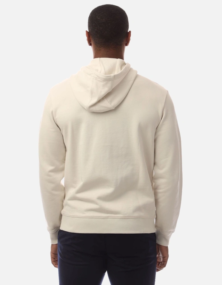 Red Logo Full-Zip Hoodie