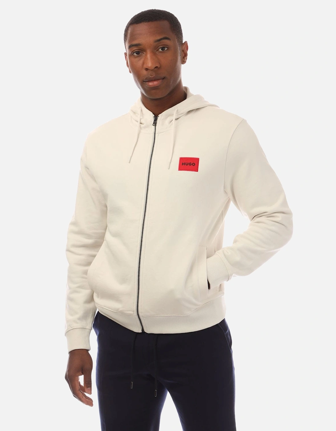 Red Logo Full-Zip Hoodie, 5 of 4