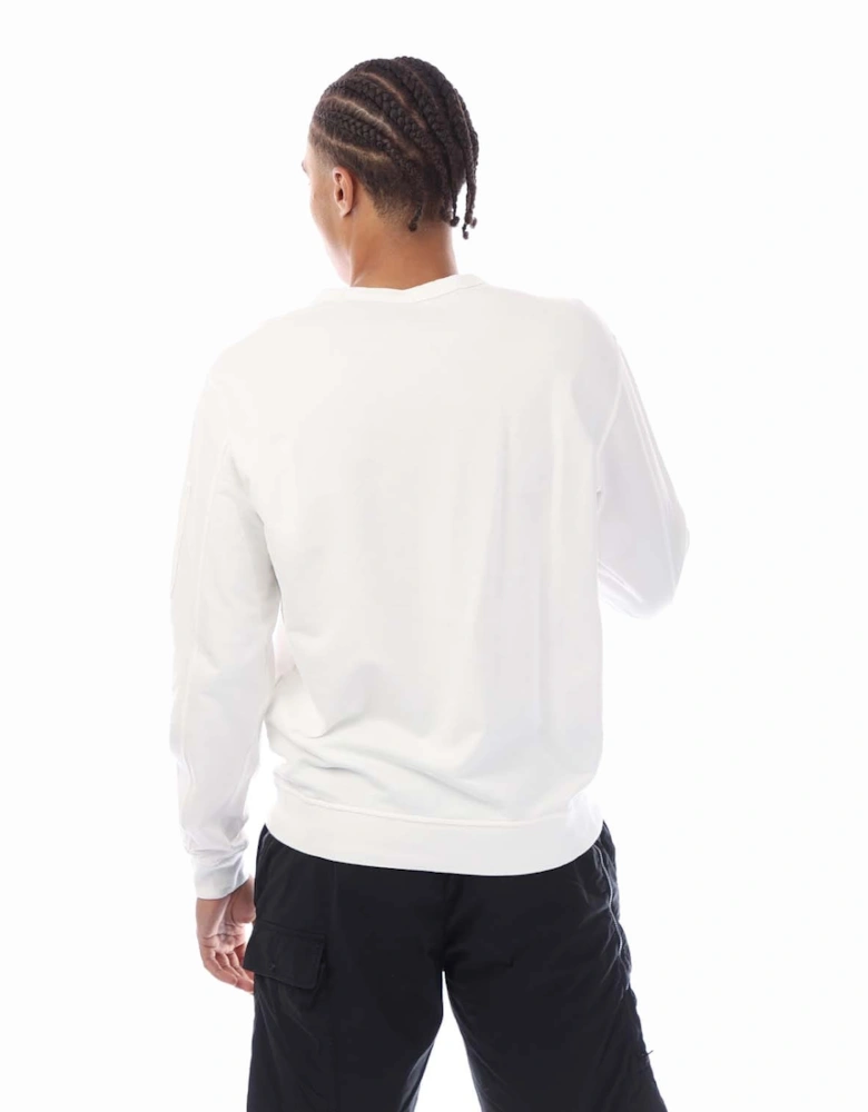 Diagonal Raised Fleece Crewneck Lens Sweatshirt