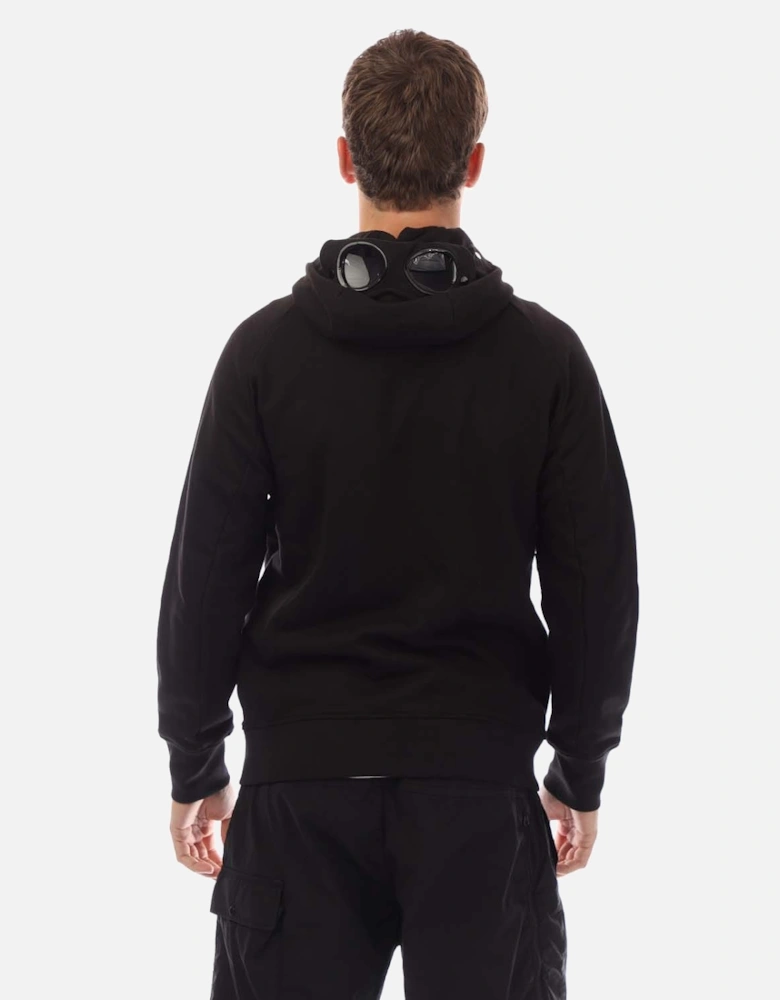 Diagonal Raised Fleece Goggle Hoodie