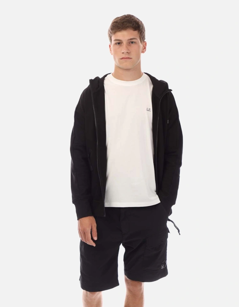 Diagonal Raised Fleece Goggle Hoodie