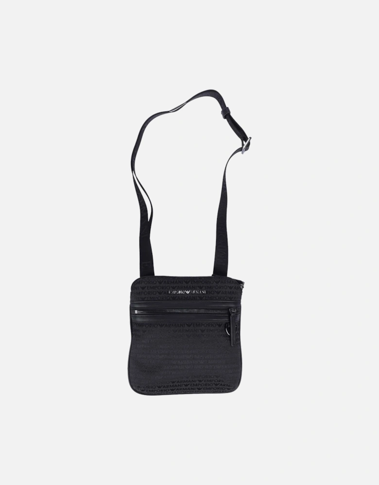 Allover Lettering Messenger Bag